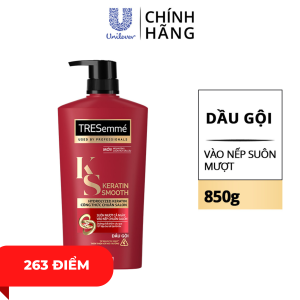 Dầu Gội TRESemmé Keratin Smooth Vào Nếp Suôn Mượt 850g
